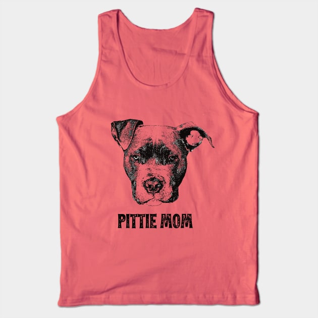 Pit Bull Terrier Mom - Pit Bull Mom Tank Top by DoggyStyles